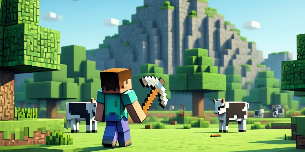 iOS Minecraft game
